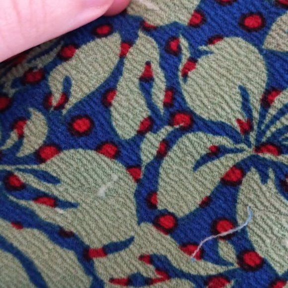 LuLaRoe Nicole Dress - Tropical Green Flowers, Size XL - Picture 6 of 6